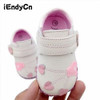 Baby Leather Shoes Newborn Soft Bottom Summer Girls Toddler  Soft Bottom Cute Princess Baby Leaf Pattern Shoes YD542R