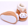 Cartoon Rabbit Baby Girl Shoes Soft Fleece Baby Moccasins Anti Slip Newborn Winter Slipper Socks