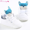 Winter Infantil Baby Shoes Boy Girl Cotton Fox head First Walker Canvas Sneaker Anti-slip Soft Sole Toddler footwear