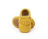 New hot sell genuine suede leather Baby moccasins shoes fringe solid hard Rubber sole baby shoes first walker toddler baby boots