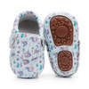 Unicorn Newborn Baby Girls Boys Shoes Moccasins Dinosaur Printing Infant Toddler Hard Sole Crib Footwear First Walker Shoes 0-4Y