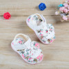 2018 Baby Sandals Newborn Baby Girl Sandals Summer Flower Baby Shoes Anti-Slip Closed Toe Leather Fashion Kids Sandals For Girls