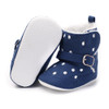 Winter Warm Baby Booties Fur Leather Spot Snow Boots Sapatos Infantil  Newborn Infant Soft  Anti-Slip Soled Toddle Shoes