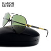 2019 High quality New Pilot sunglasses men Polarized luxury brand vintage Mens Sun glasses Driving UV400 Sunglass With Box