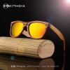  KITHDIA New 100% Real Zebra Wood Sunglasses Polarized Handmade Bamboo Mens Sunglass Sun glasses Men Gafas Oculos De Sol Madera