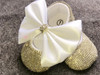 All Covered Rhinestones Bling Ballerina Sparkle cup Chain glitter Big Bow Baby Cirb Shoes Christening Stunning infant shoes