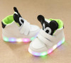 2018 New girls boys shoes fashion LED lighted toddlers cute lovely baby boots warm colorful glitter baby first walkers sneakers