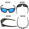  TOREGE Men's Fashion Polarized Sunglasses For Driving Glasses TR90 Unbreakable Frame Eyewear Unisex 100% UV400 Glasses