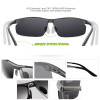 JULI Men's Sports Style Polarized Sunglasses For Men Travel Oculos Driving Golf Unbreakable Alumin magnesium Metal Frame Glasses