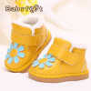 baby shoes new born winter genuine leather shoes soft toddler prewalkers girls plush inside cotton-padded new baby boys shoes 