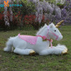 85cm Jumbo White Unicorn Plush Toys Giant Unicorn Stuffed Animal Horse Toy Soft Unicornio Peluche Doll Gift Children Photo Props