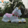 85cm Jumbo White Unicorn Plush Toys Giant Unicorn Stuffed Animal Horse Toy Soft Unicornio Peluche Doll Gift Children Photo Props