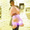 1pc 50cm luminous dog plush doll colorful LED glowing dogs children toys for girl kidz birthday gift WJ445