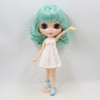 factory blyth doll mint hair joint body natural skin BL4006 1/6 30cm