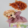 High quality synthetic short orange red deep curly hair bjd doll wig 1/3 1/4 1/6 for choice