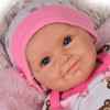 Fashion 22'' KEIUMI Silicone Baby Dolls Truly Reborn Baby Dolls 55 cm Ugly Smile Baby Girl Toys For Kids Children's Day Gift