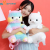 1Pc 40cm Anime Rainbow Alpaca Kawaii Plush Backpack Colorful Llama Doll Kids Toys Children Birthday Gift