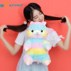 1Pc 40cm Anime Rainbow Alpaca Kawaii Plush Backpack Colorful Llama Doll Kids Toys Children Birthday Gift
