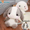 Kawaii Rabbit Plush Toy Soft Rabbit Shoulder Bag Stuffed Animal Toys Cartoon Rabbit Backpacks