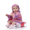 NPKCOLLECTION 40CM Reborn Baby Doll Realistic Soft silicone Reborn Babies Girl Adorable Bebe Kids Brinquedos boneca Toy Gifts