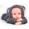 Reborn Baby Rabbit/Bear Plush Doll Toys  25CM Open Eyes Cute Baby Dolls with Children Sleeping Best  Birthday Gift For Kids 