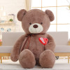 1PC 75/90/110cm Large Teddy Bear Plush Toy Lovely Huge Stuffed Soft Bear Wear Bowknot Bear Kids Toy Birthday Gift For Girlfriend