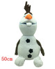 30cm/50cm  Snowman Olaf Plush Toys Stuffed Plush Dolls Accessories Kawaii Snow man Olaf For Kids Christmas Gifts