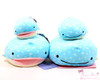 Kawaii San-x Cartoon Blue Whale Plush Toys Doll Cute Sea Animal Soft Stuffed Animals Pillow Kids Children Nap Pillow Girls Gifs