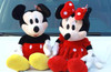 Original 50 cm Minnie Mouse Doll Big Plush Soft Mickey Stuffed Doll Anime Girl Birthday Gift Children Kids Baby Toys