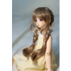 Bybrana 1/3 1/4 1/6 BJD SD Wigs Long Straigst Double twist braid High Temperature Free Delivery Fiber for Dolls