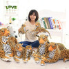 30-110cm Cute artificial Leopard plush toy Leopard Toys Room Decor animals stuffed cloth doll baby birthdya gift Imitate doll