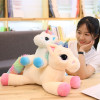 Stuffed Animal Baby Dolls Kawaii Cartoon Rainbow Unicorn Plush toys Kids Present Toys Children Baby Birthday Gift 