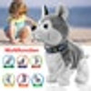 Electronic Robot Dog Kids Plush Toy Sound Control Interactive Bark Stand Walk 8 Movements Plush + Cellucotton Christmas Gifts