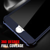 FLOVEME Plating Anti-Knock 360 Case for iPhone 8 7 8 plus Case for iPhone 7 6s 6 7 plus Full Coverage Protector Back Cover Capa