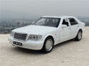 High simulation 1:32 Scale 1993 Classic W140 Alloy Diecast Model Car With Pull Back Light Sound Toys Collection