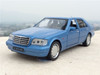 High simulation 1:32 Scale 1993 Classic W140 Alloy Diecast Model Car With Pull Back Light Sound Toys Collection