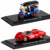 Collectible 1:43 Die-cast Car Model Luxury Vintage Famous Roadster automobile race Car Bugatti Mclaren Maserati Rambo sedan mkd3