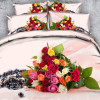 Royal Linen Source 3 PCS PER SET Rainbow Rose Explosion pretty luxury 3d bedding set