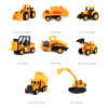 8pcs/set  Diecast mini alloy construction vehicle Engineering Car Model  Inertia truck mixer excavator Classic Toy Children gift