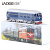 High Simulation 1:87 Alloy Train Model Toy Diesel locomotive Internal-combustion locomotive Model Of Acousto-optic Kids Toy