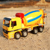 1:50 Car Large Engineering Cement Mixer Truck Model Concrete Car Sound Light Educational Collection Toy Children Birthday Gift