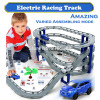 3 styles Racing Road Electric Train Track Car Bridge Railway  Racing Track Toy Highway Overpass Transportation Building Sets