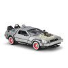 Kids toys WELLY 1:24 Diecast Scale Model Car Movie Back To The Future Metal Toy Car Alloy Classic Car Vehicle Gift Cars with box