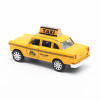 1:32 Diecast Mini Yellow Flashing Musical Pull Back Taxi Alloy Car Model with Sound Light Toys For Children Kids Cars Toys