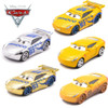 1:55 Disney Pixar Cars 3 Diecasts Toy Vehicles Golden Silver Dinoco 51# Dinoco Cruz Ramirez Car Models Boy Toys Christmas Gifts