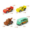 Disney Pixar Cars 3 1:55 McQueen Cruz Ramirez Mater Diecast Metal Alloy Model Toy Cars Pixar Cars 3 Mini Toys For Kids 4Pcs/Set