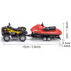 SIKU 1:50 Alloy Dune Buggy Car Toy Simulation Jet Ski Boat Motorboat Model ATV All Terrain Vehicle Toys For Children
