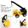 13Pcs / lot New pull back engineering truck set construction vehicles and cranes Barricade children's gift toys
