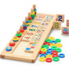 BOHS Children Wooden Montessori Materials Learning To Count Numbers Matching Early Education Teaching Math Toys