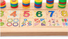 BOHS Children Wooden Montessori Materials Learning To Count Numbers Matching Early Education Teaching Math Toys